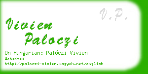 vivien paloczi business card